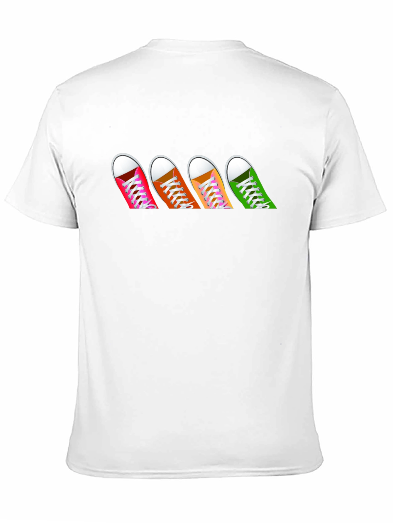 Sneaker Row Graphic Tee - Casual Black T-Shirt