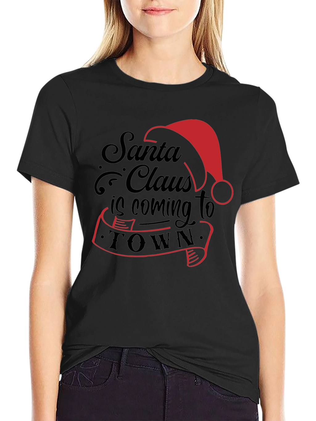 Santa Claus Is Coming To Town Graphic Tee