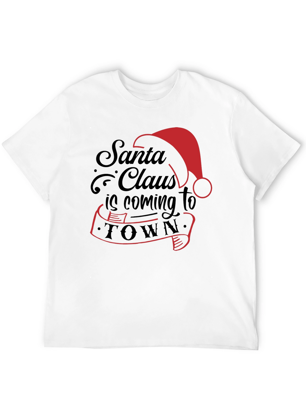 Santa Claus Is Coming To Town Graphic Tee
