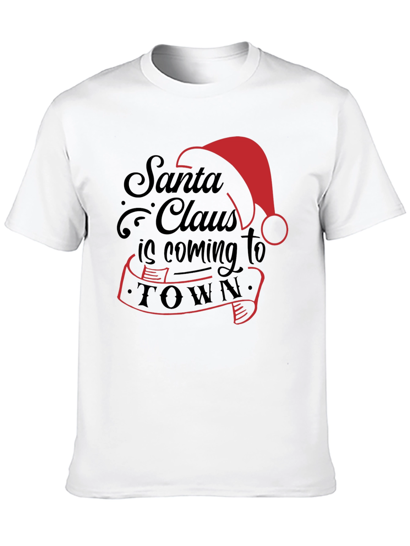 Santa Claus Is Coming To Town Graphic Tee