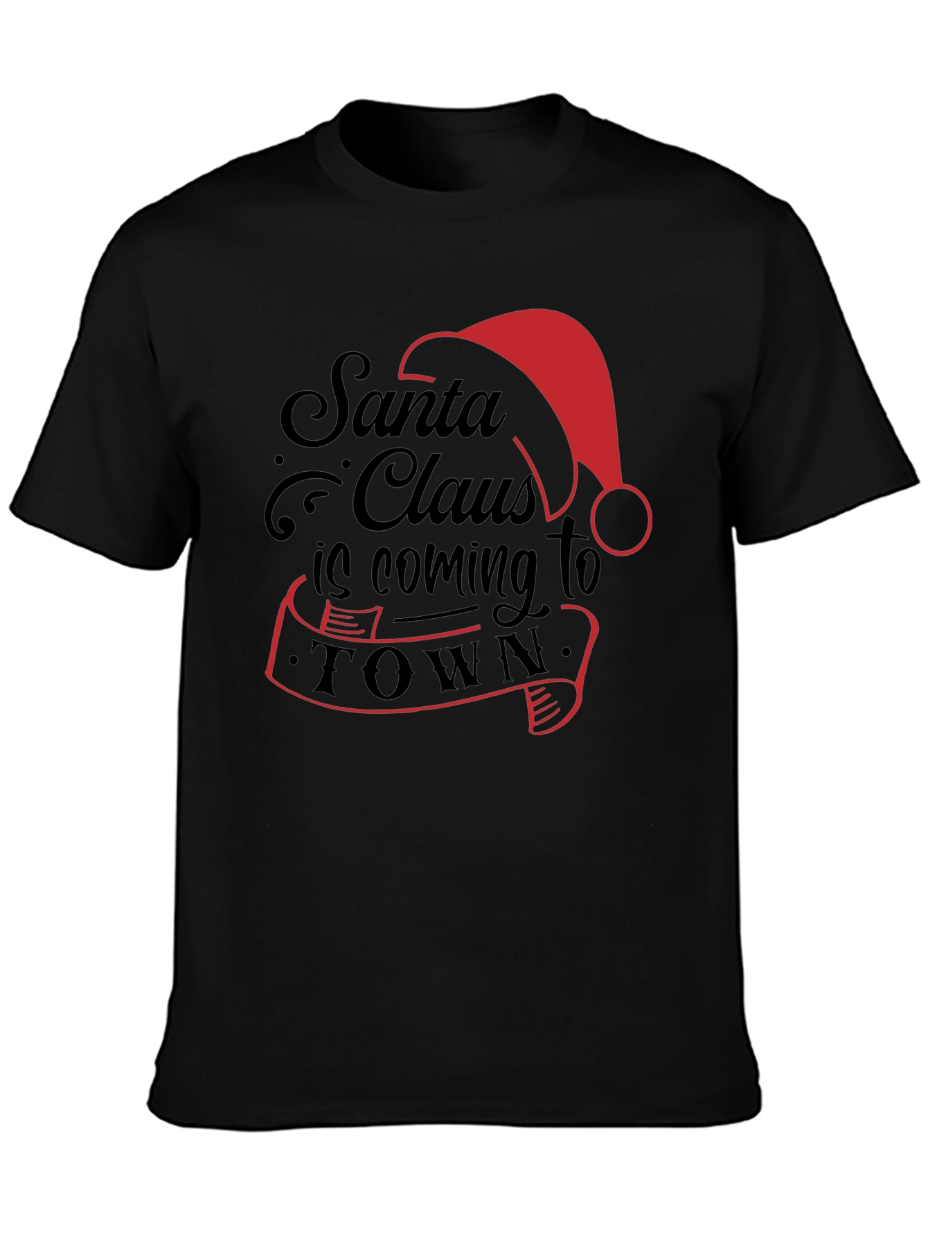 Santa Claus Is Coming To Town Graphic Tee