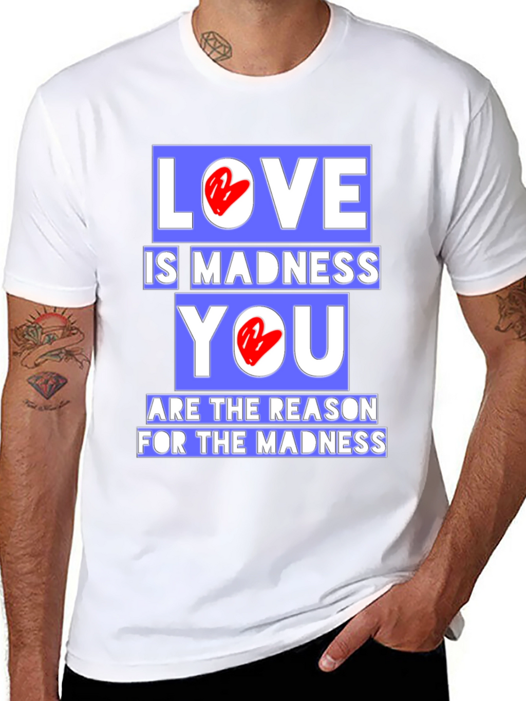 Love is Madness Graphic T-Shirt