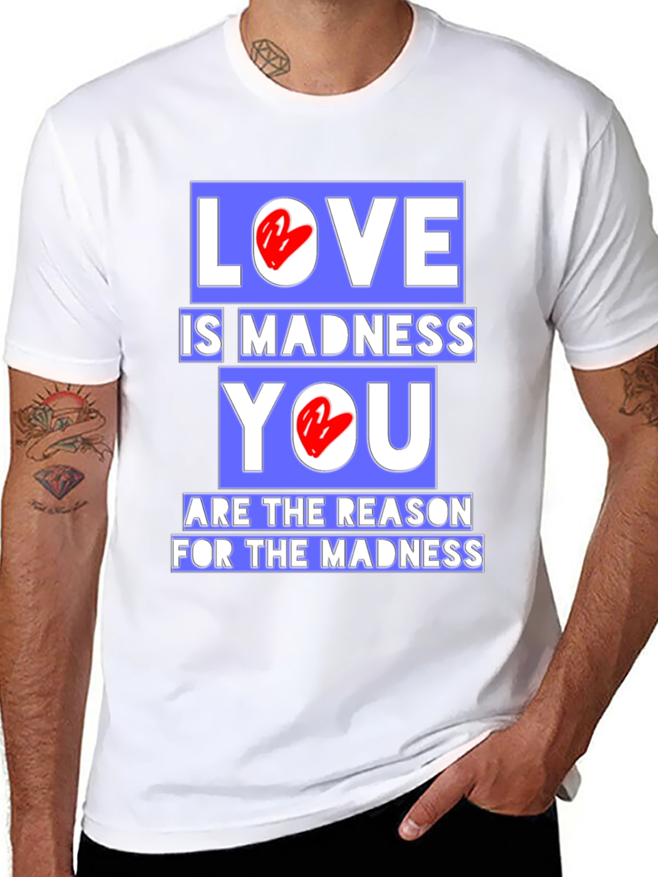 Love is Madness Graphic T-Shirt