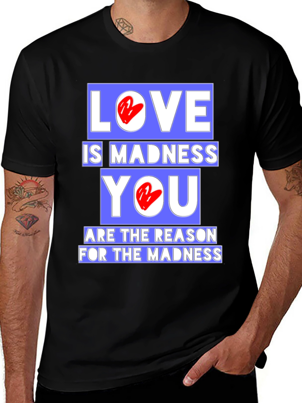 Love is Madness Graphic T-Shirt