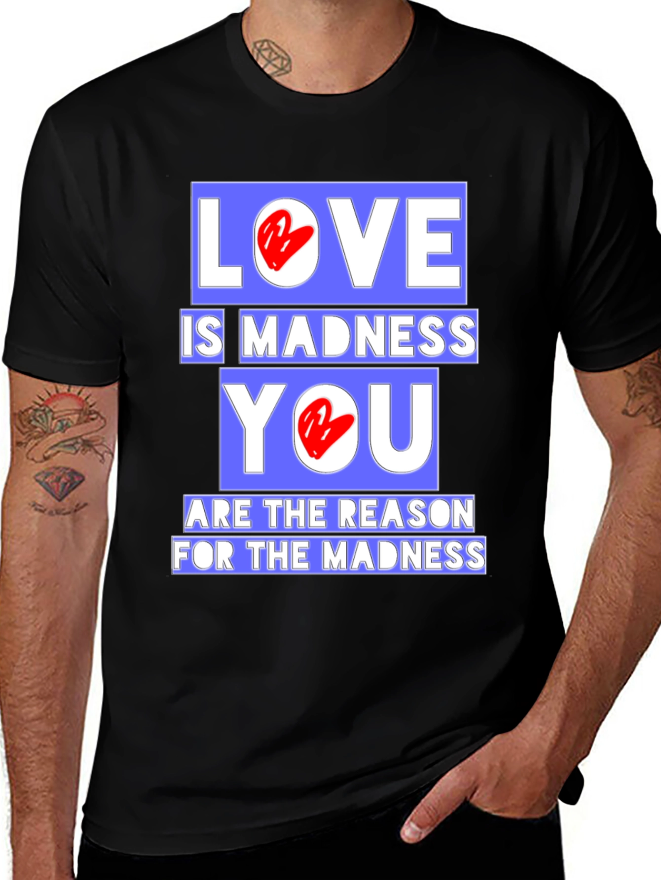 Love is Madness Graphic T-Shirt