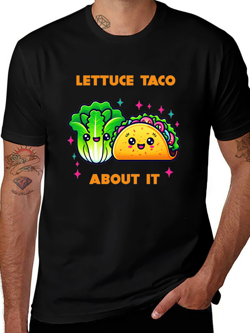 Lettuce Taco About It Graphic T-Shirt