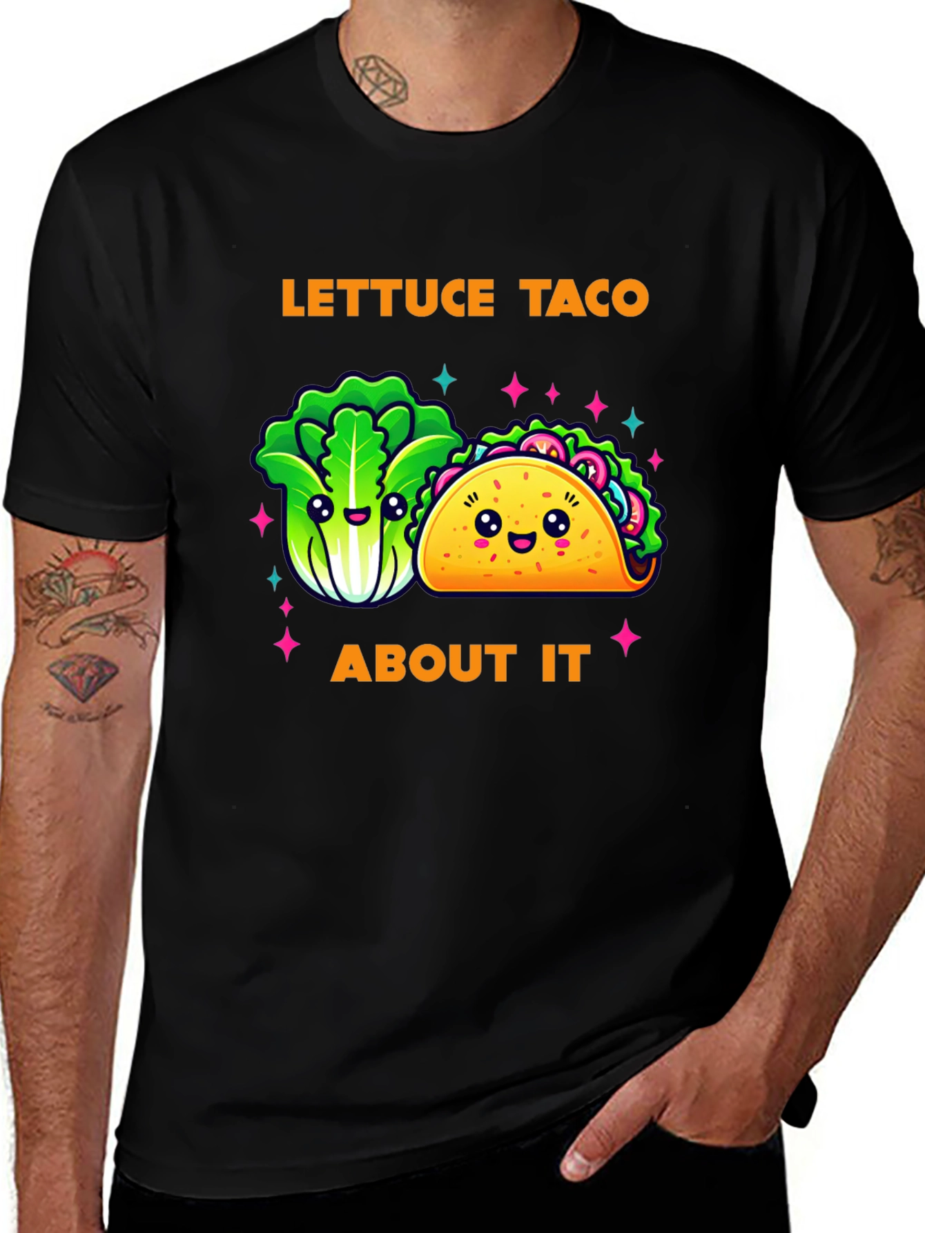 Lettuce Taco About It Graphic T-Shirt