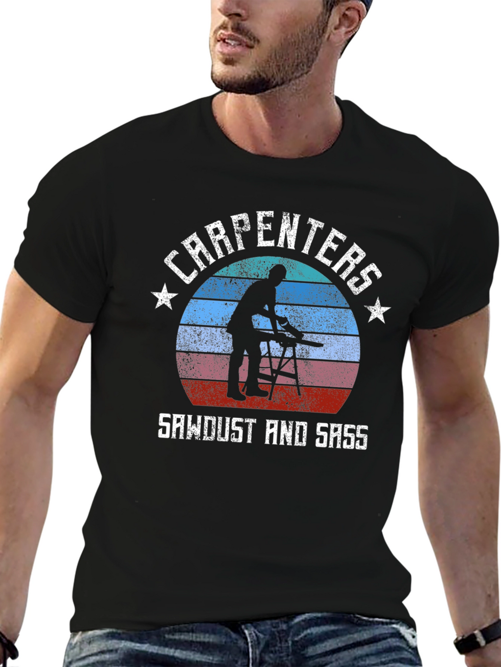 Carpenter Sawdust & Sass T-Shirt