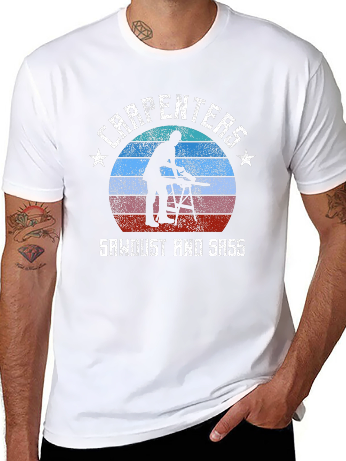 Carpenter Sawdust & Sass T-Shirt