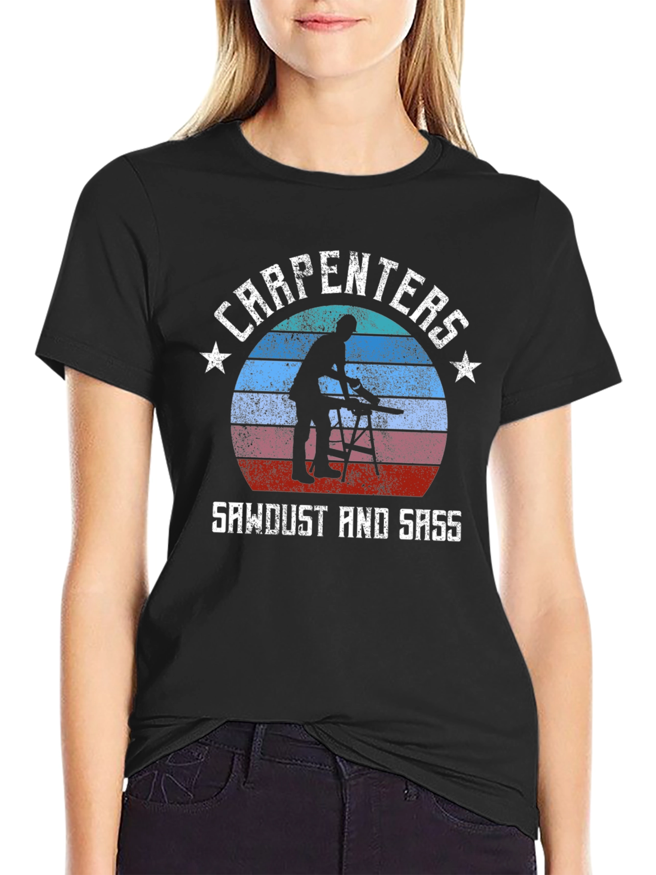 Carpenter Sawdust & Sass T-Shirt