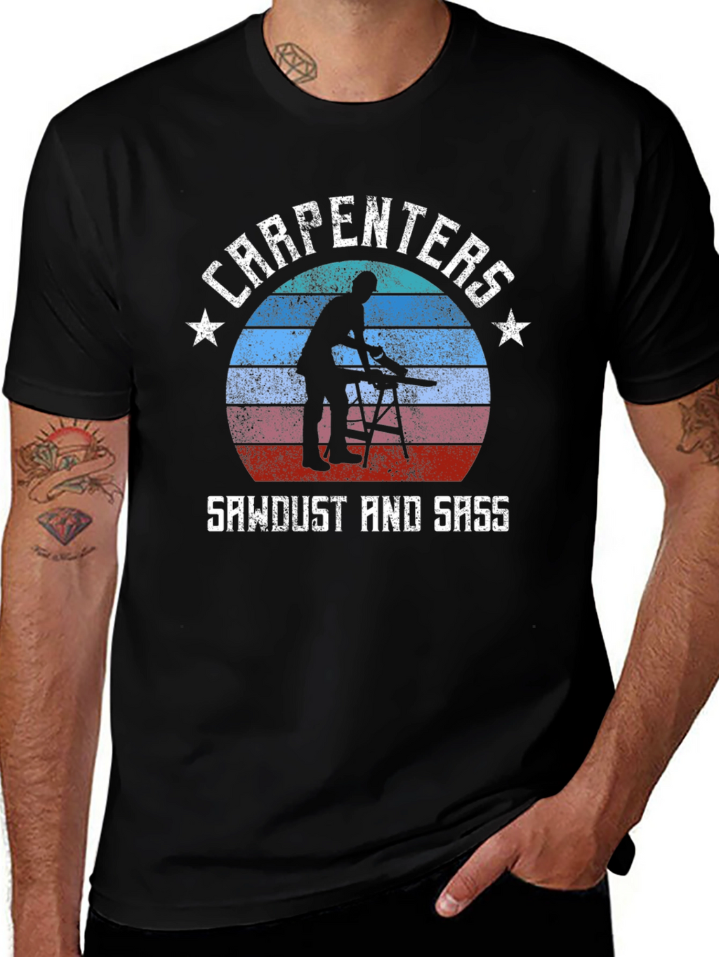 Carpenter Sawdust & Sass T-Shirt