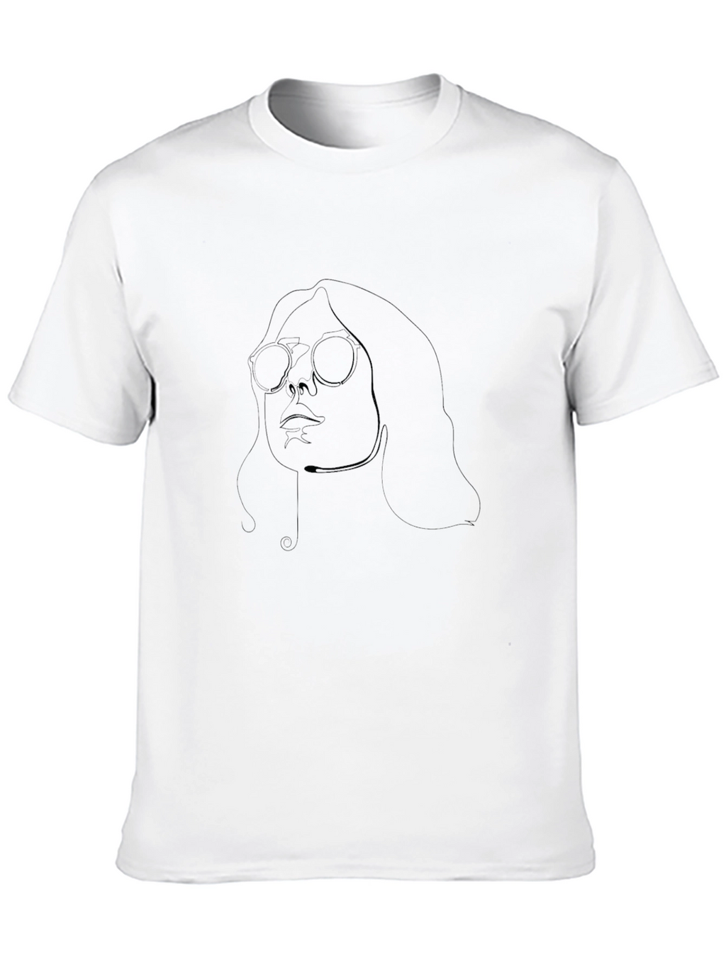 Modern Art Line Drawing Tee