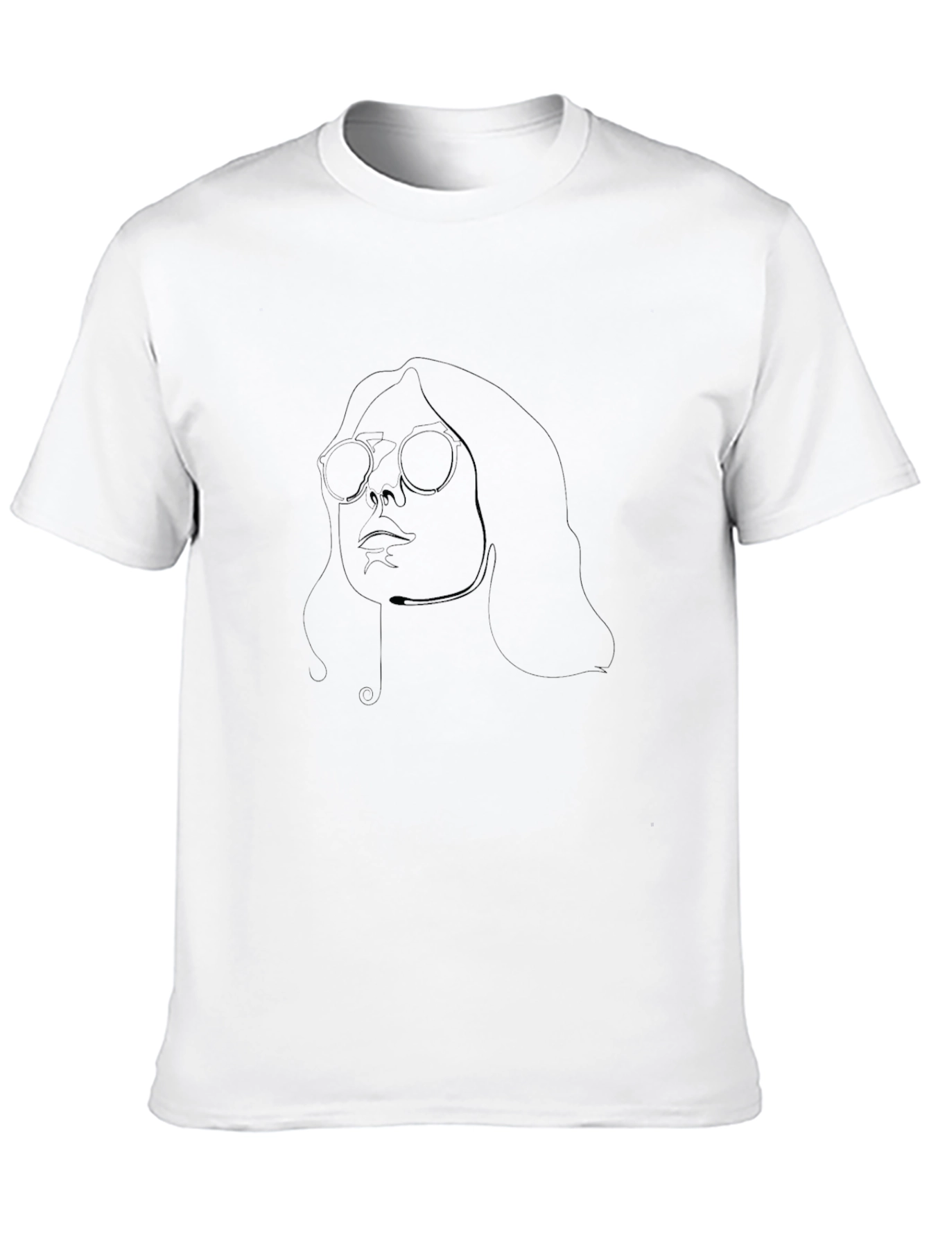 Modern Art Line Drawing Tee