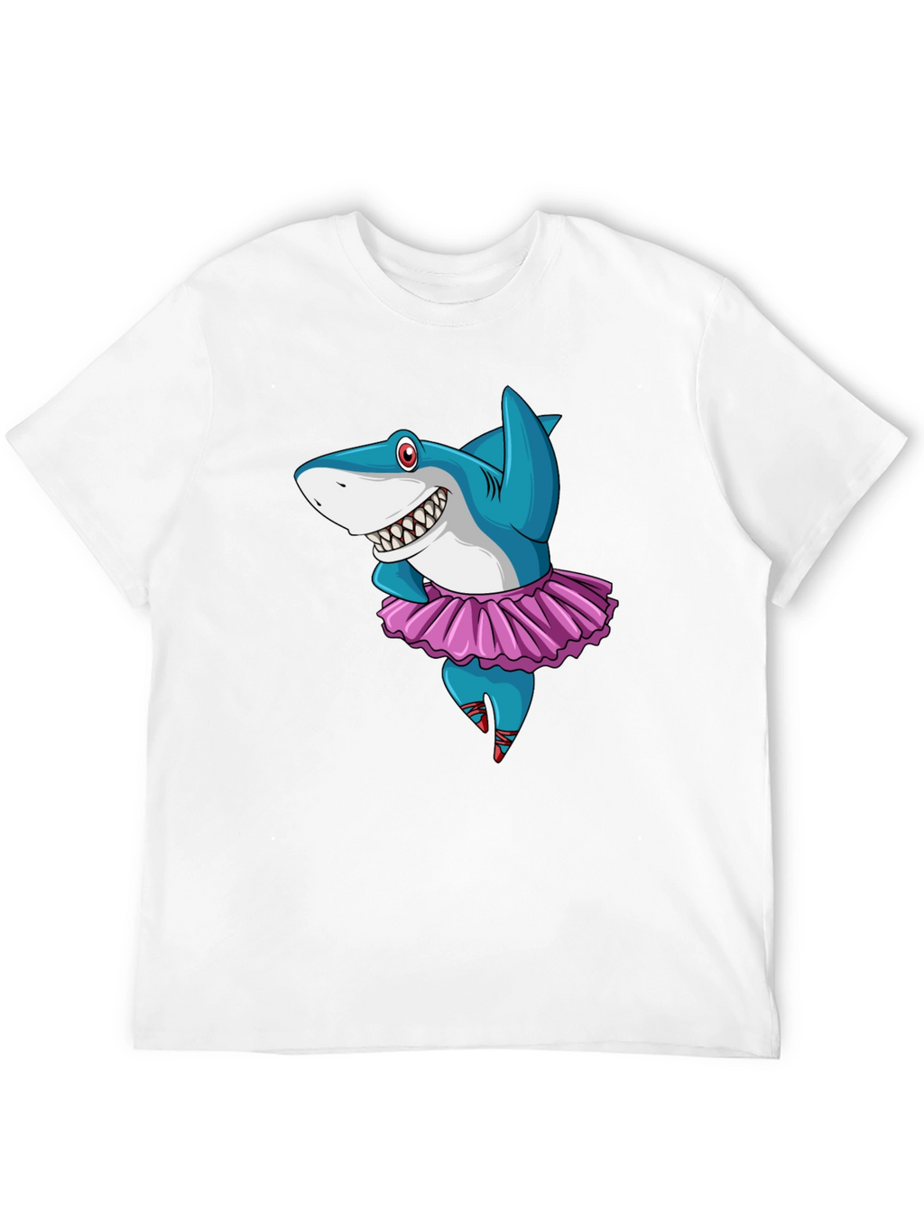 Shark Ballerina Graphic Tee - Dance with Style!
