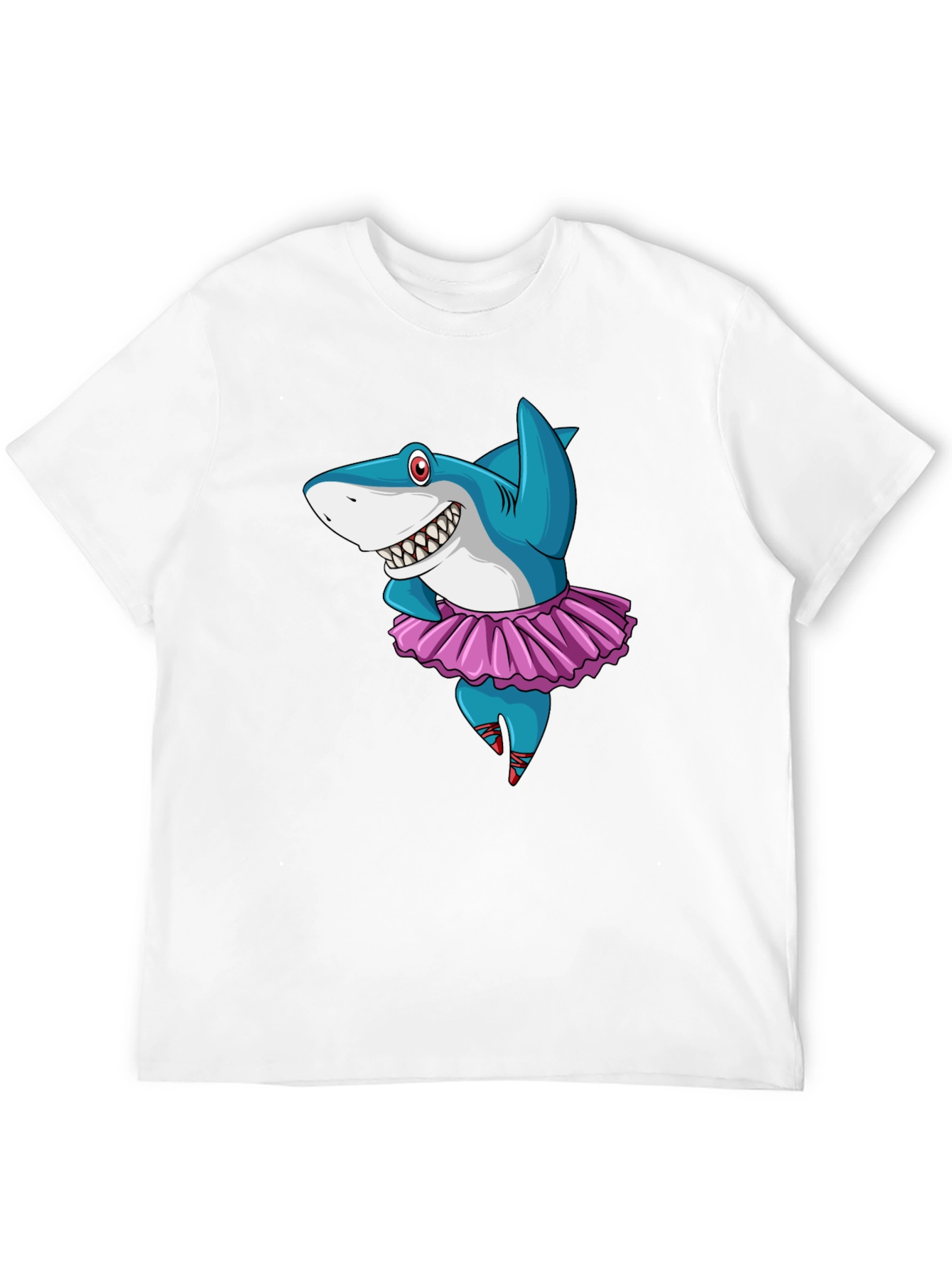 Shark Ballerina Graphic Tee - Dance with Style!
