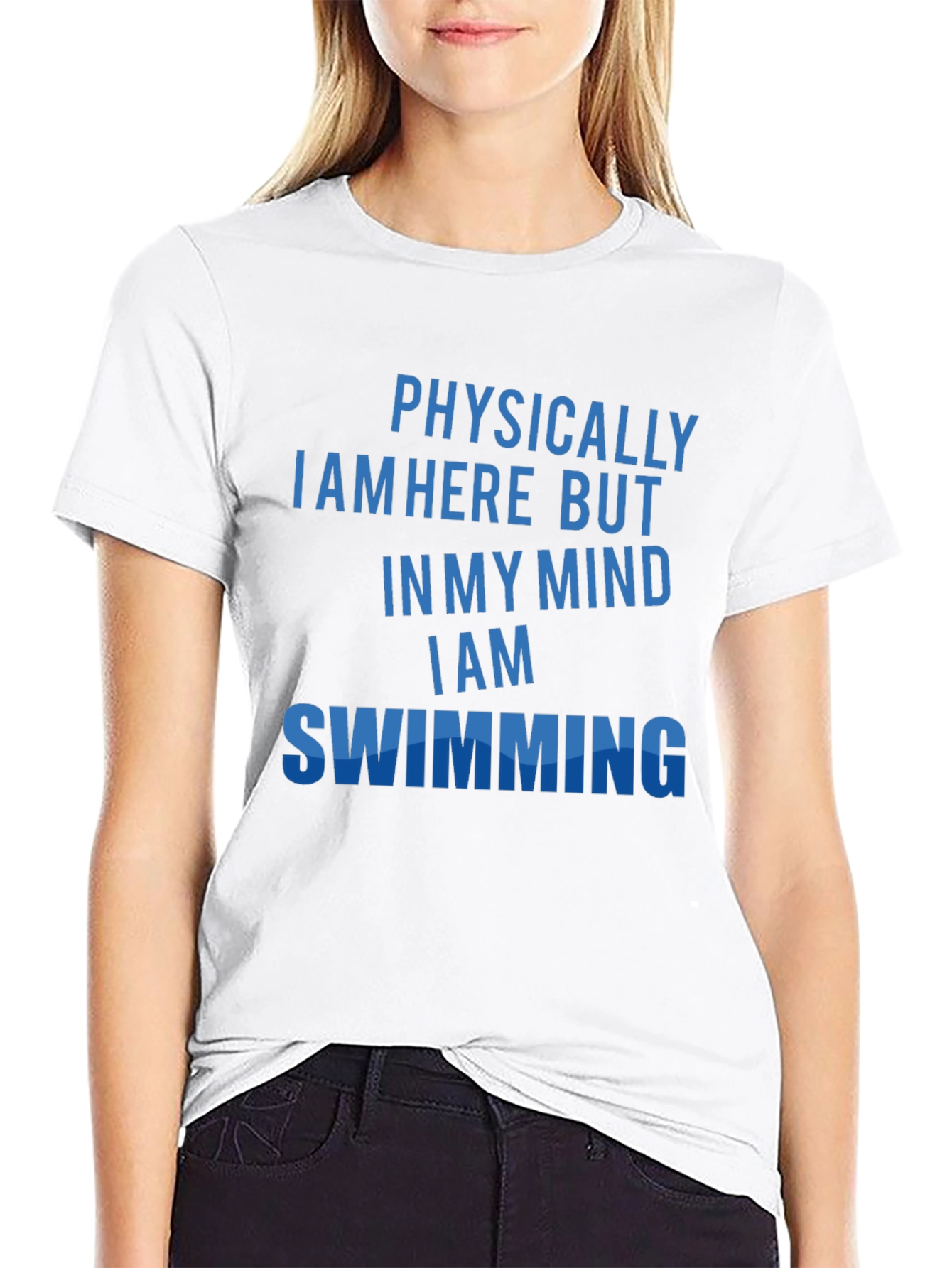 Physically Here Swimming Mind T-Shirt