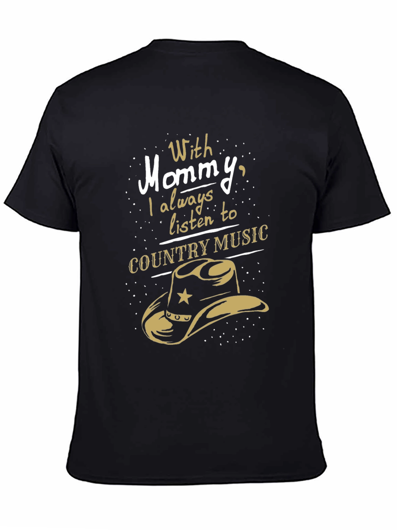 Country Music Lover T-Shirt - With Mommy Design