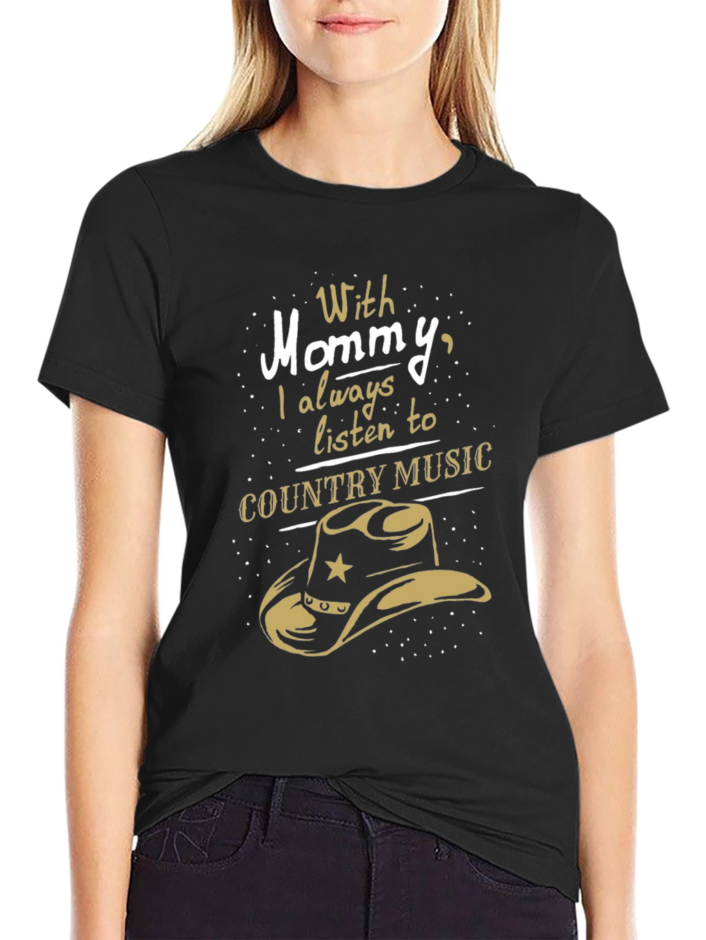 Country Music Lover T-Shirt - With Mommy Design