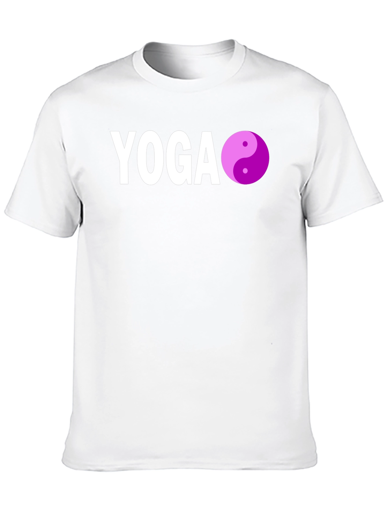 Yoga Yin Yang Graphic Tee - Black