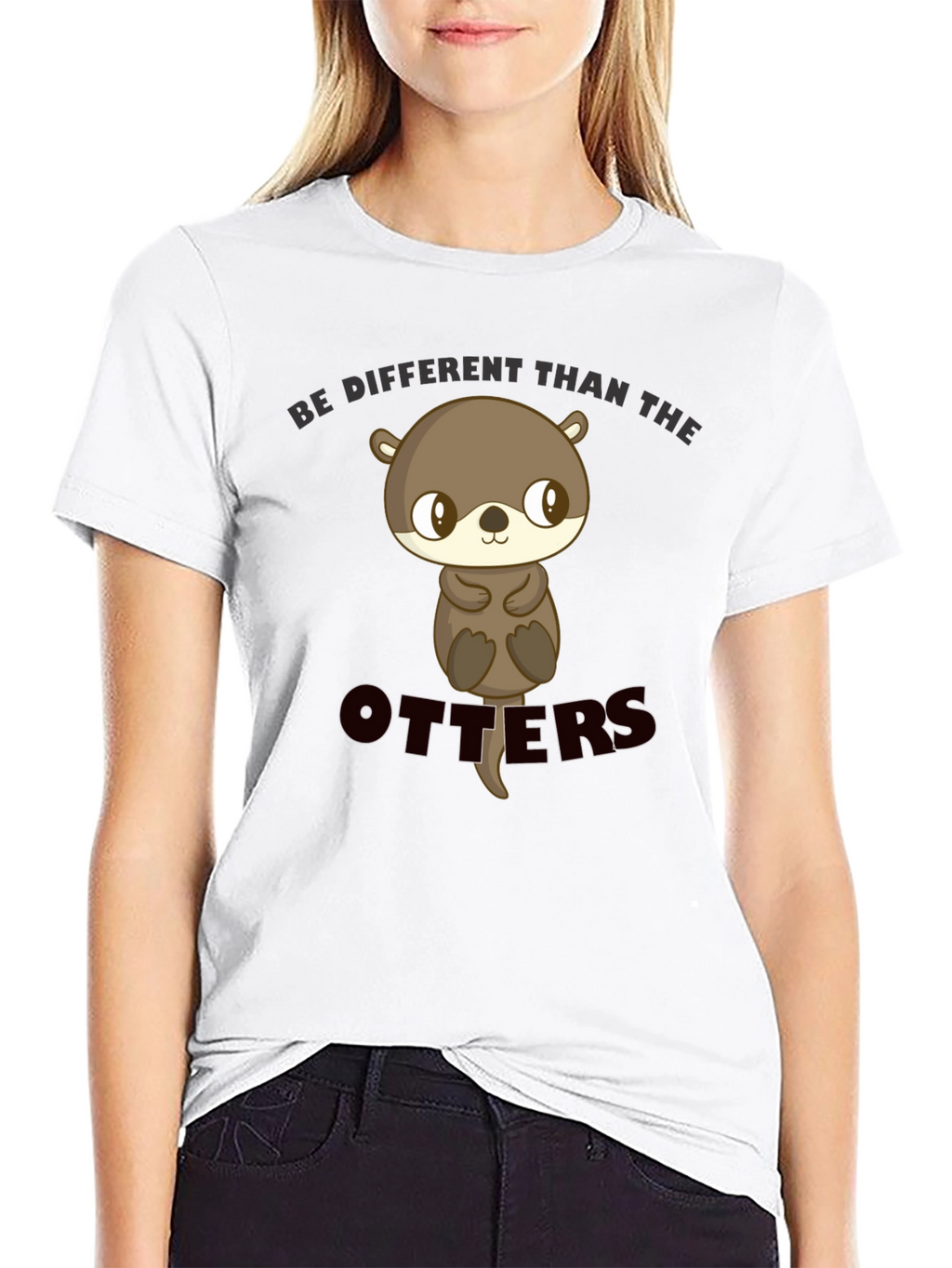 Be Different Otter Graphic T-Shirt