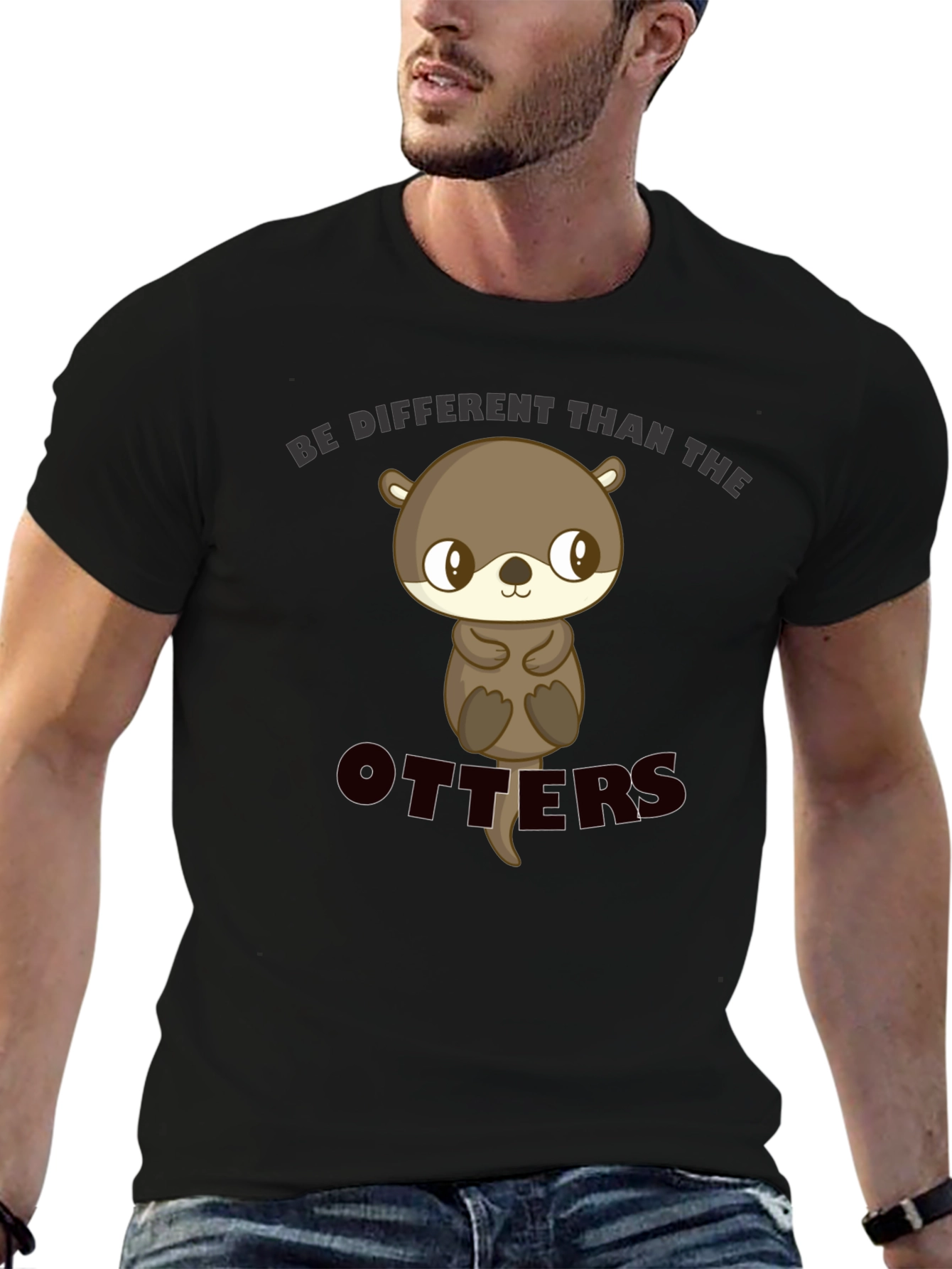 Be Different Otter Graphic T-Shirt