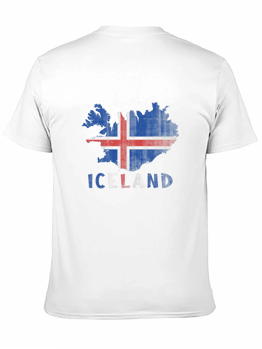 Iceland Flag Map T-Shirt
