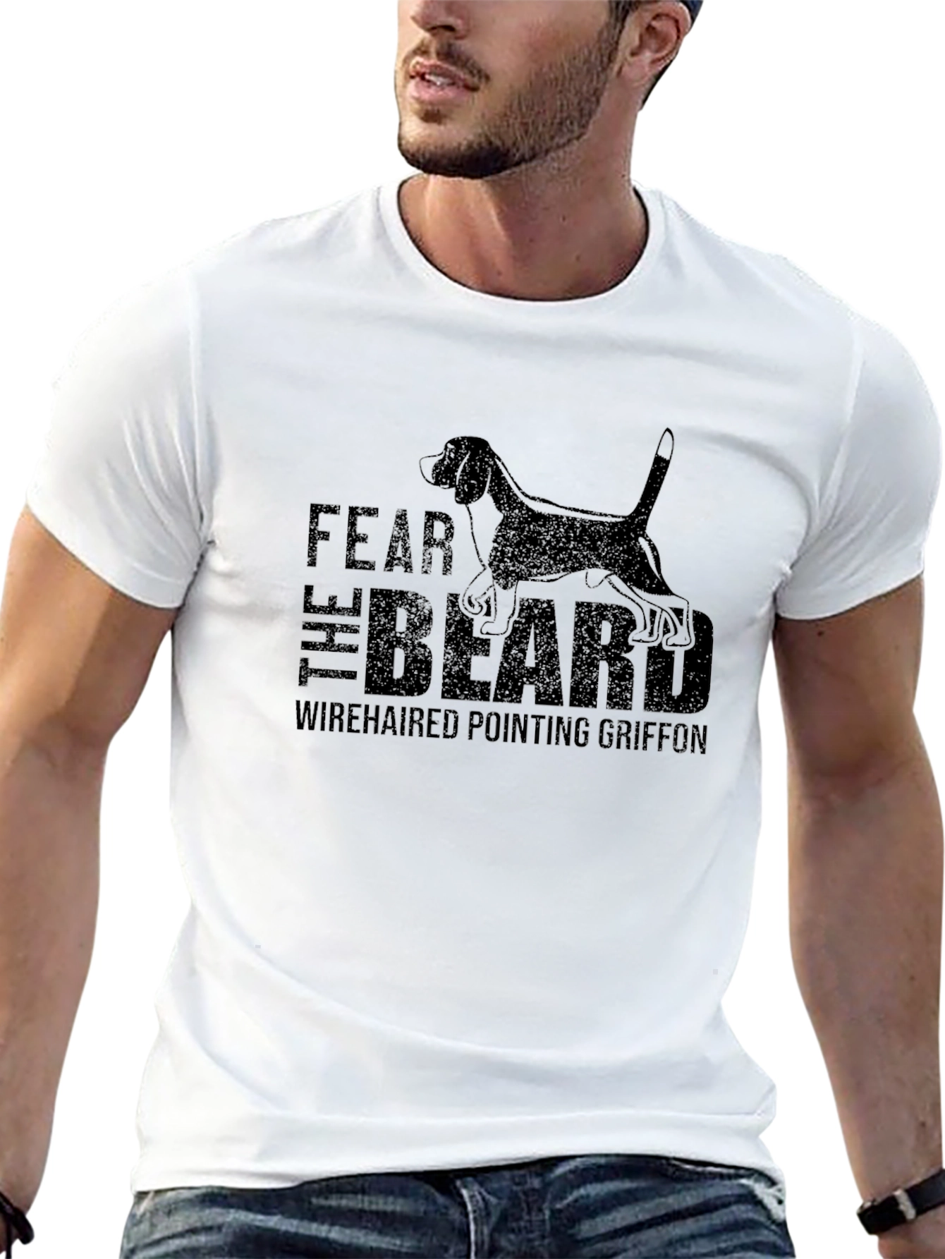 Fear the Beard Wirehaired Pointing Griffon T-Shirt