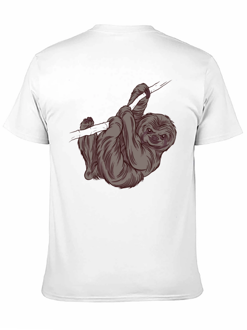 Sloth Graphic Tee -  Relaxed Style Soft Cotton