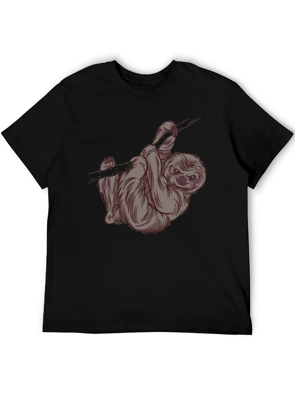 Sloth Graphic Tee -  Relaxed Style Soft Cotton