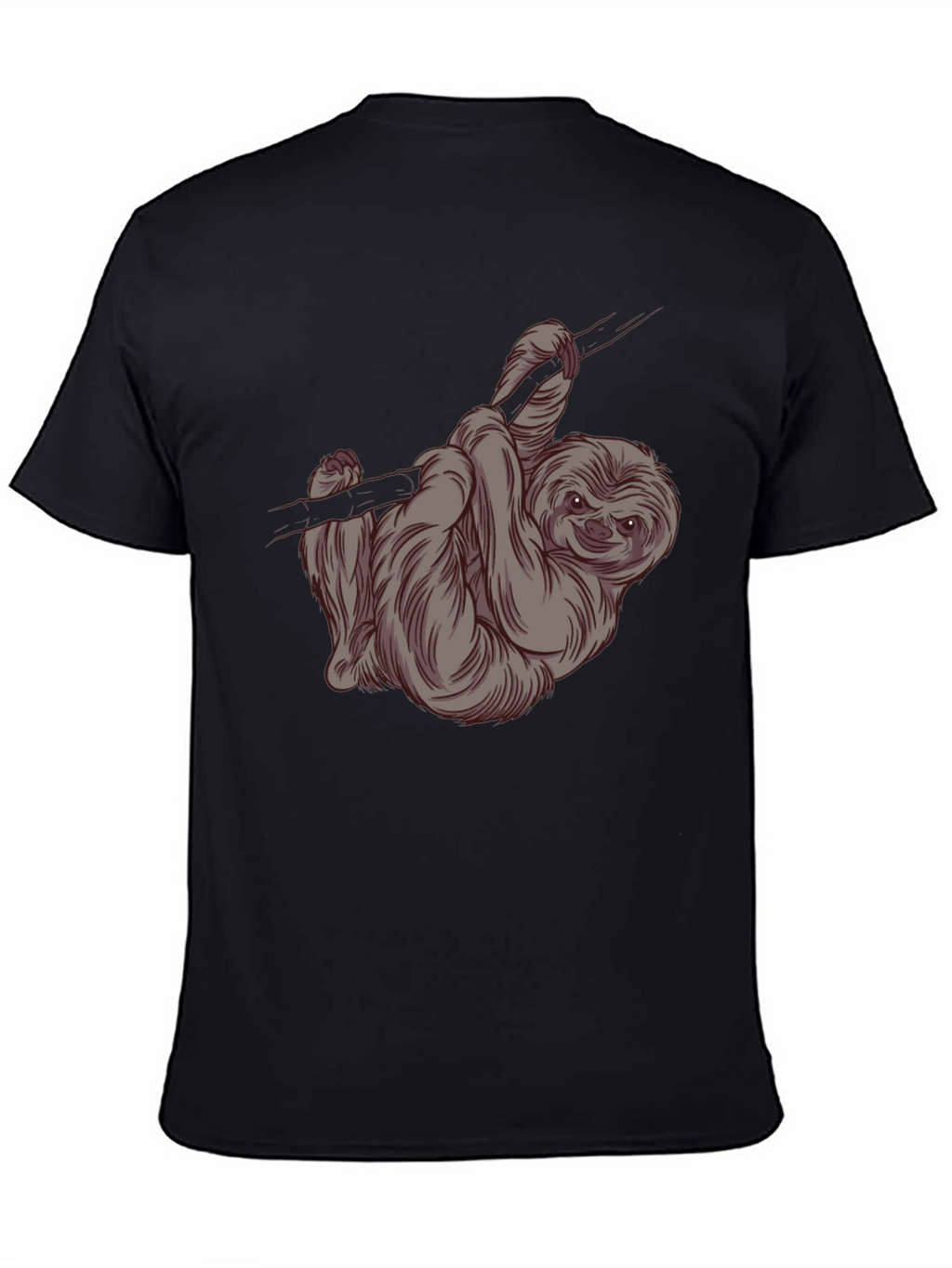 Sloth Graphic Tee -  Relaxed Style Soft Cotton