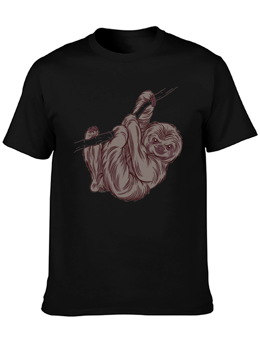 Sloth Graphic Tee -  Relaxed Style Soft Cotton