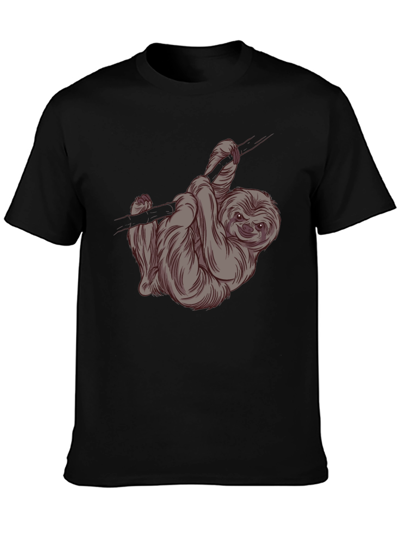 Sloth Graphic Tee -  Relaxed Style Soft Cotton