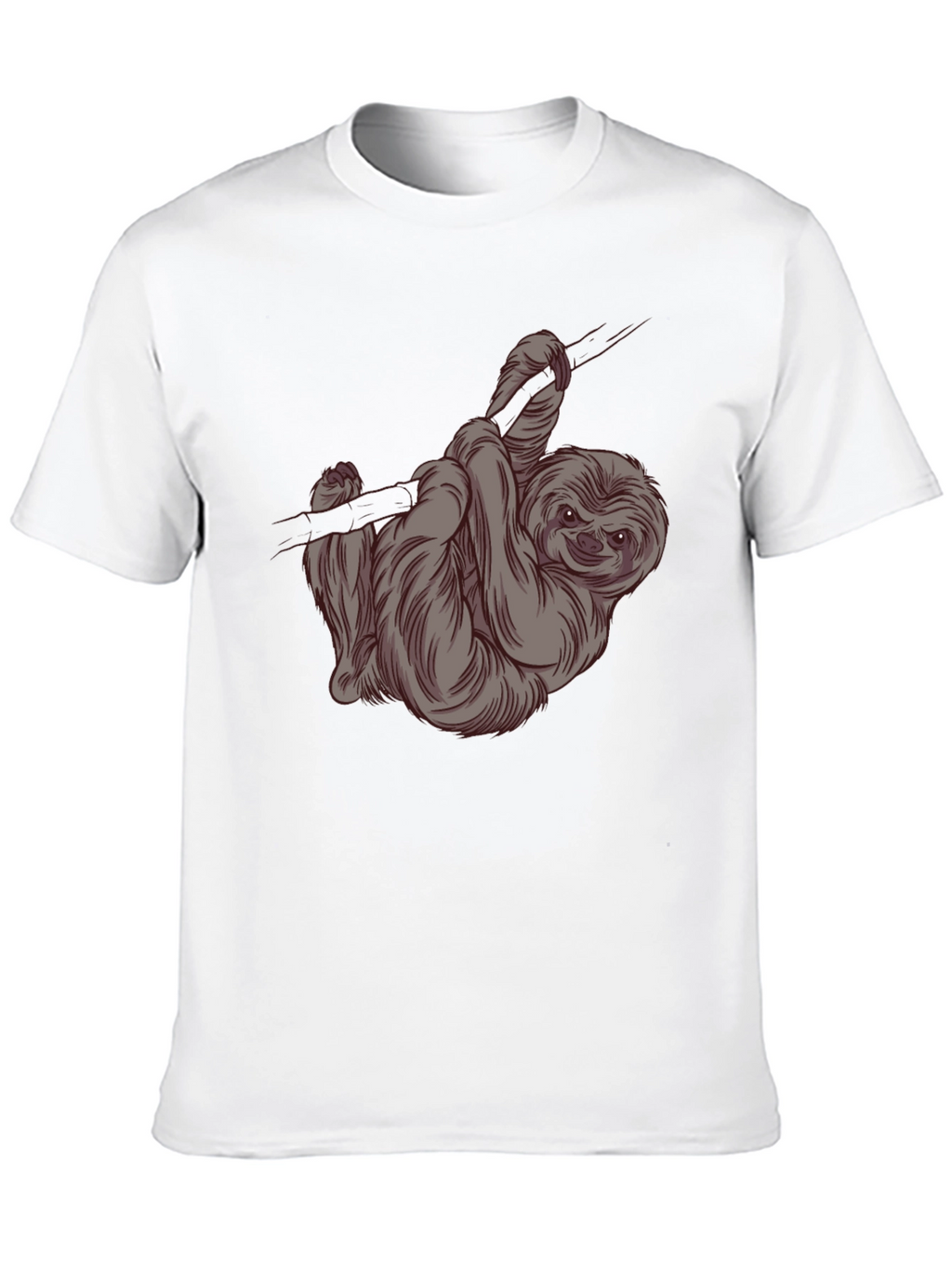 Sloth Graphic Tee -  Relaxed Style Soft Cotton
