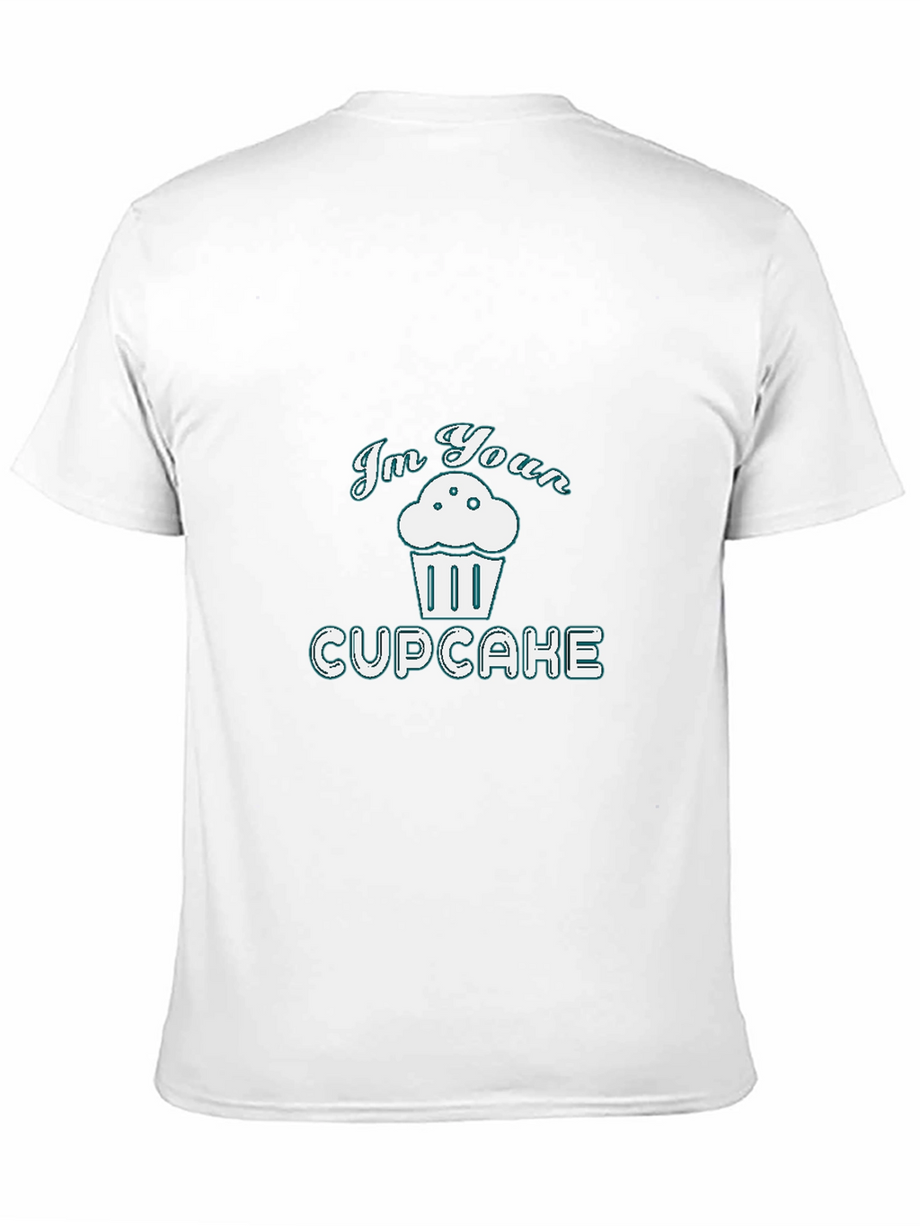 Im Your Cupcake Graphic Tee - Black Cotton T-Shirt