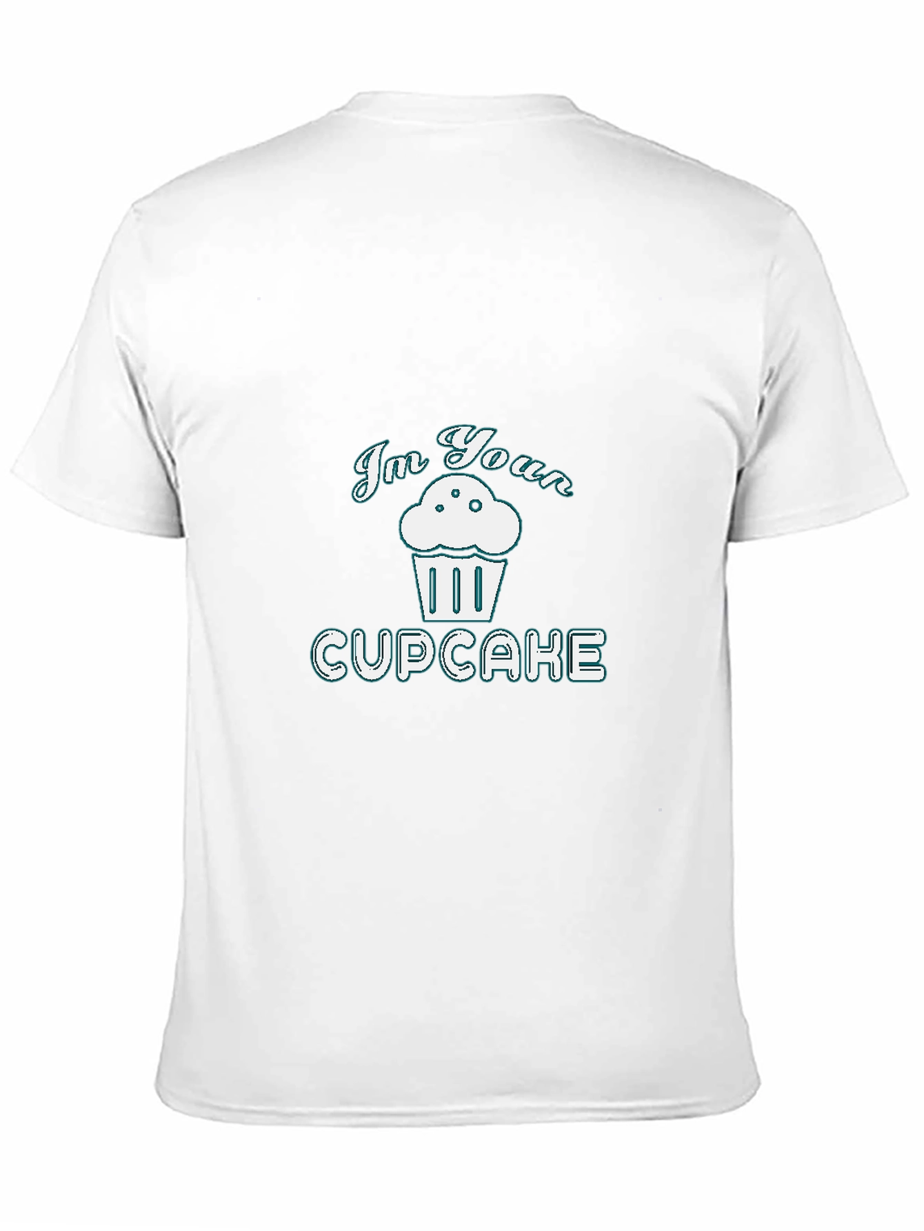 Im Your Cupcake Graphic Tee - Black Cotton T-Shirt