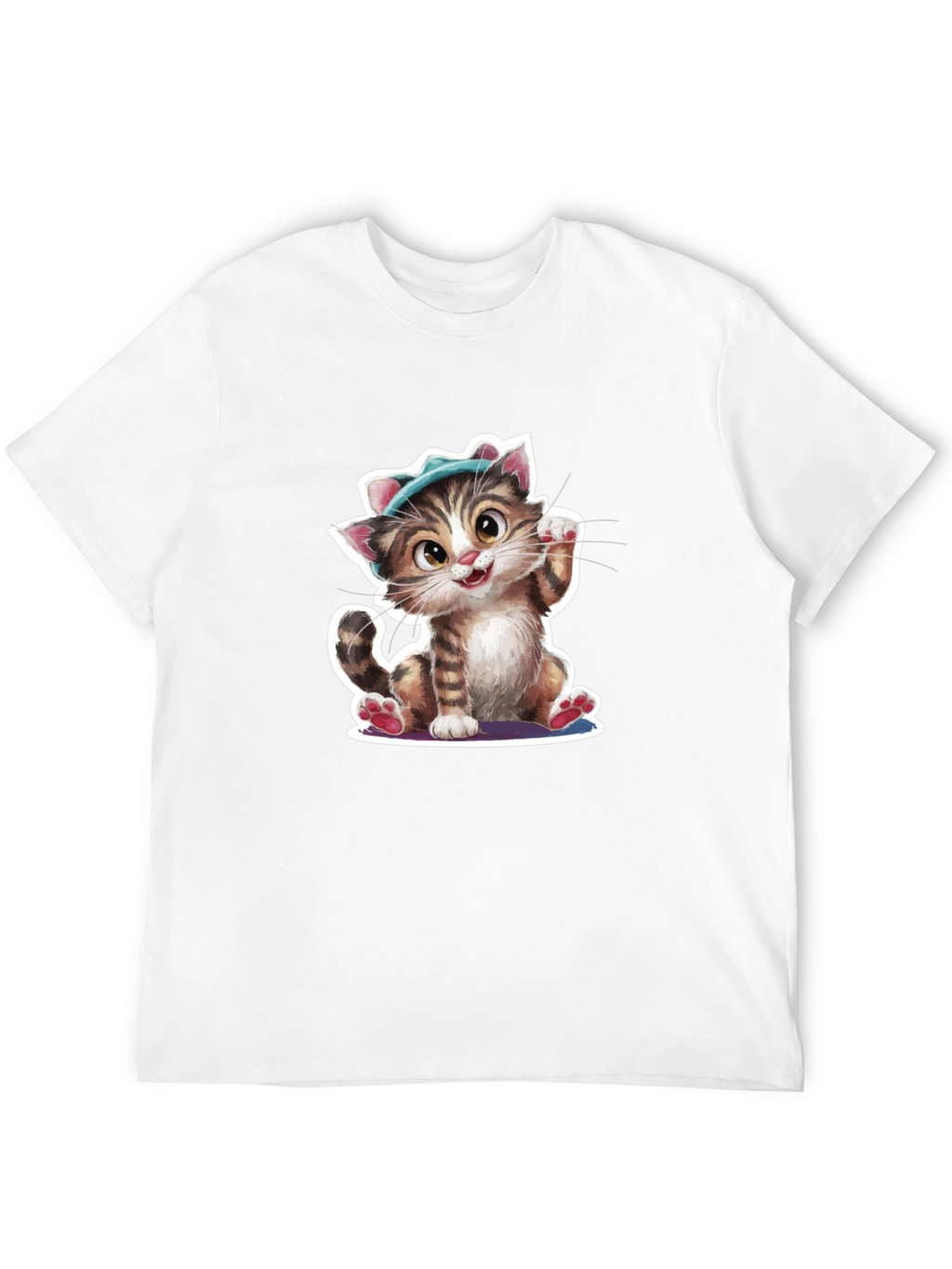 Cute Cat T-Shirt - Unique Design