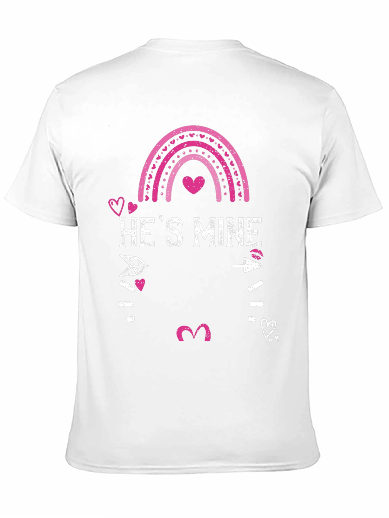 Hes Mine Valentines Day Graphic Tee