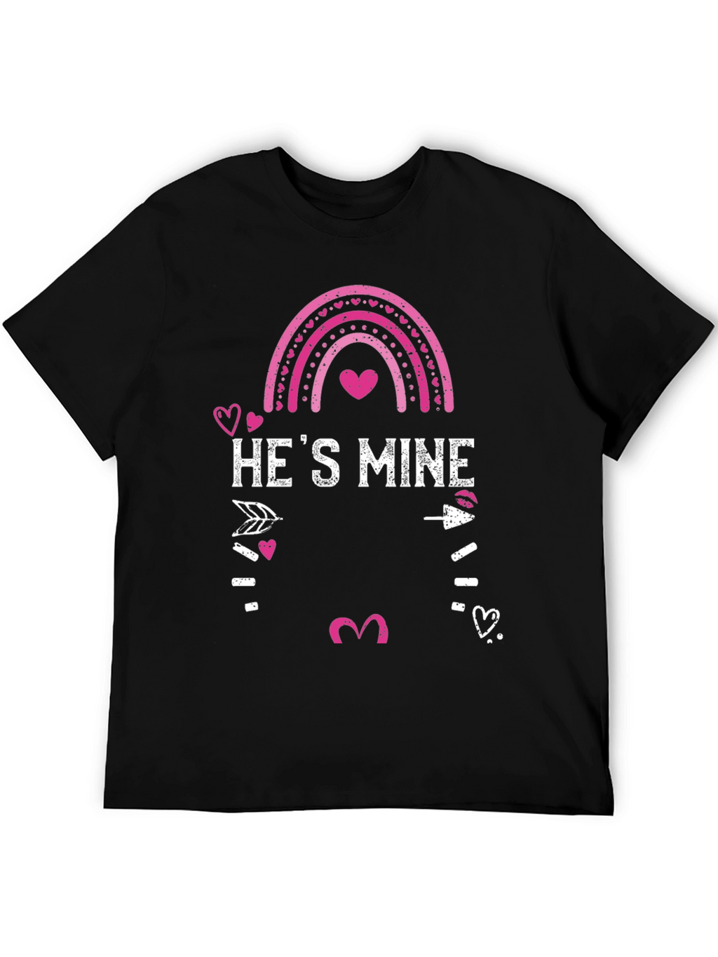 Hes Mine Valentines Day Graphic Tee