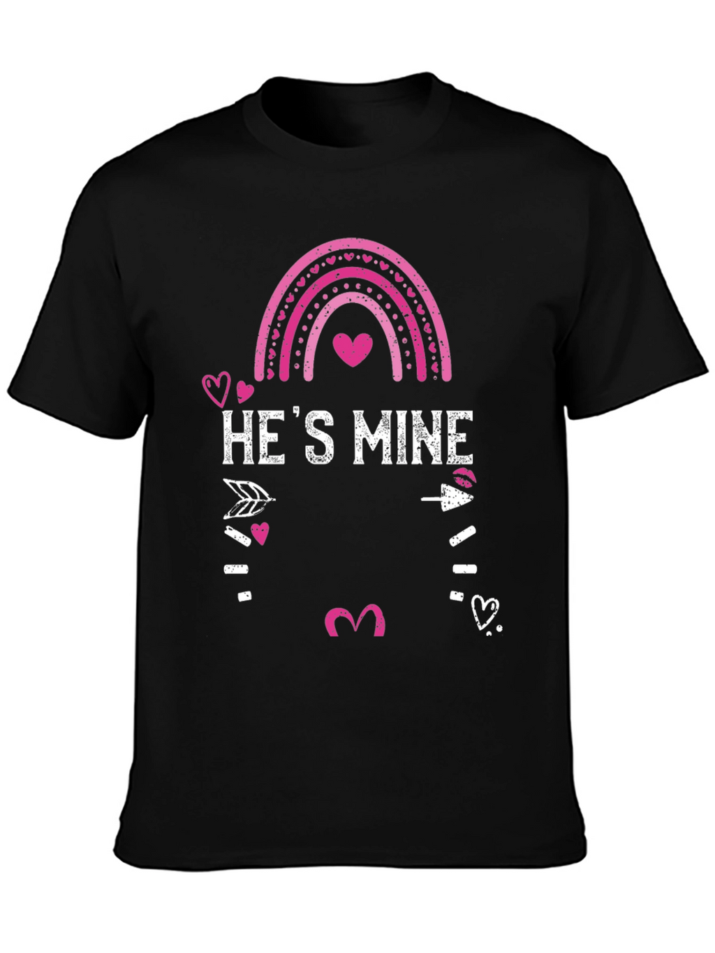 Hes Mine Valentines Day Graphic Tee