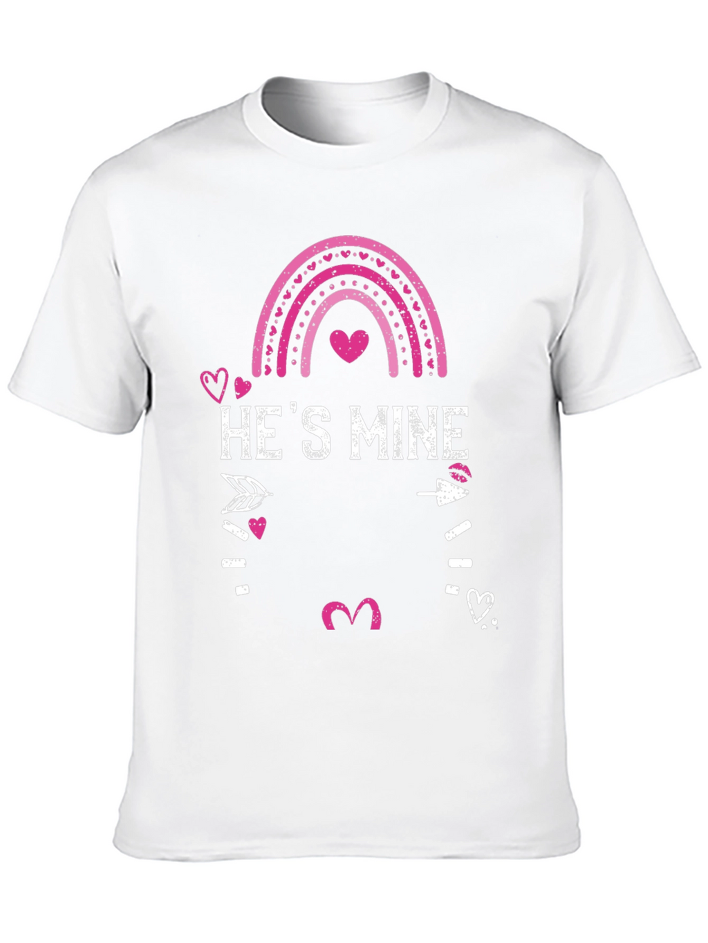 Hes Mine Valentines Day Graphic Tee