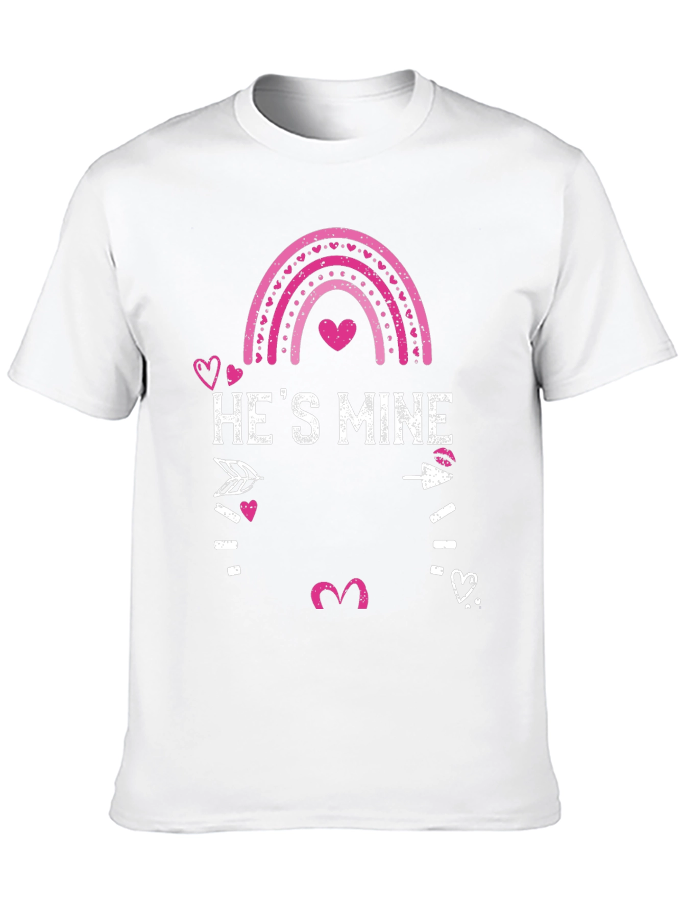 Hes Mine Valentines Day Graphic Tee