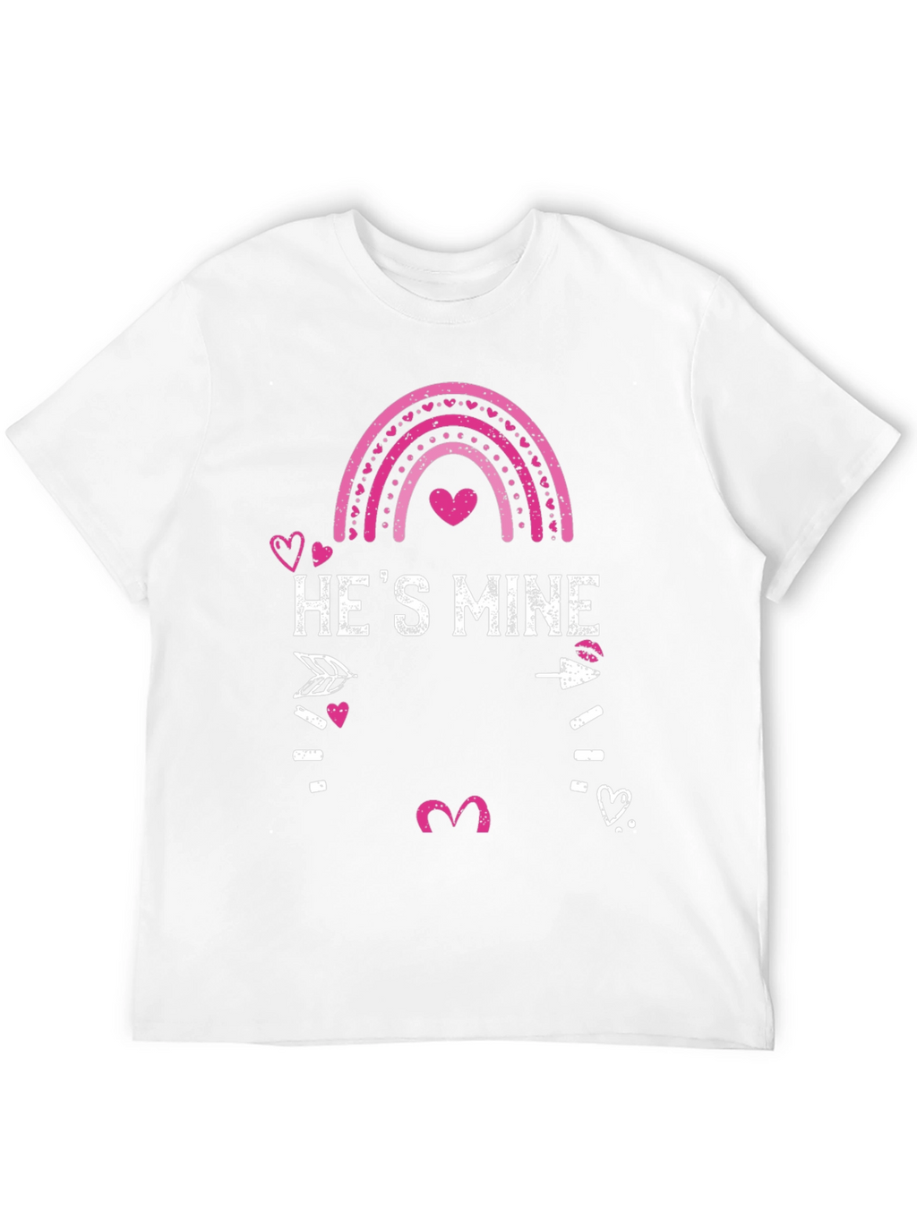 Hes Mine Valentines Day Graphic Tee