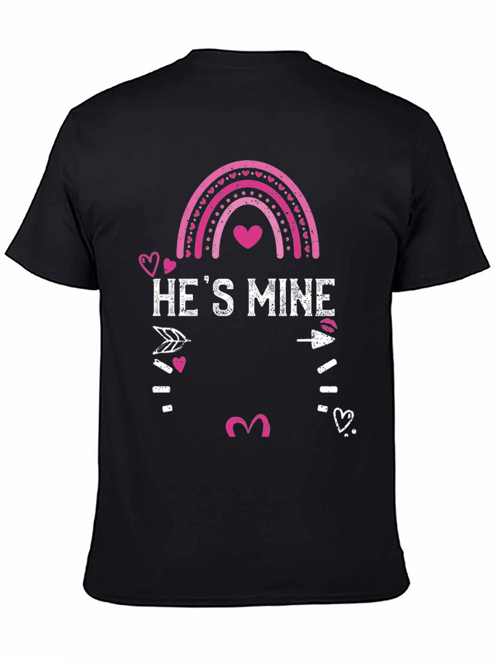 Hes Mine Valentines Day Graphic Tee