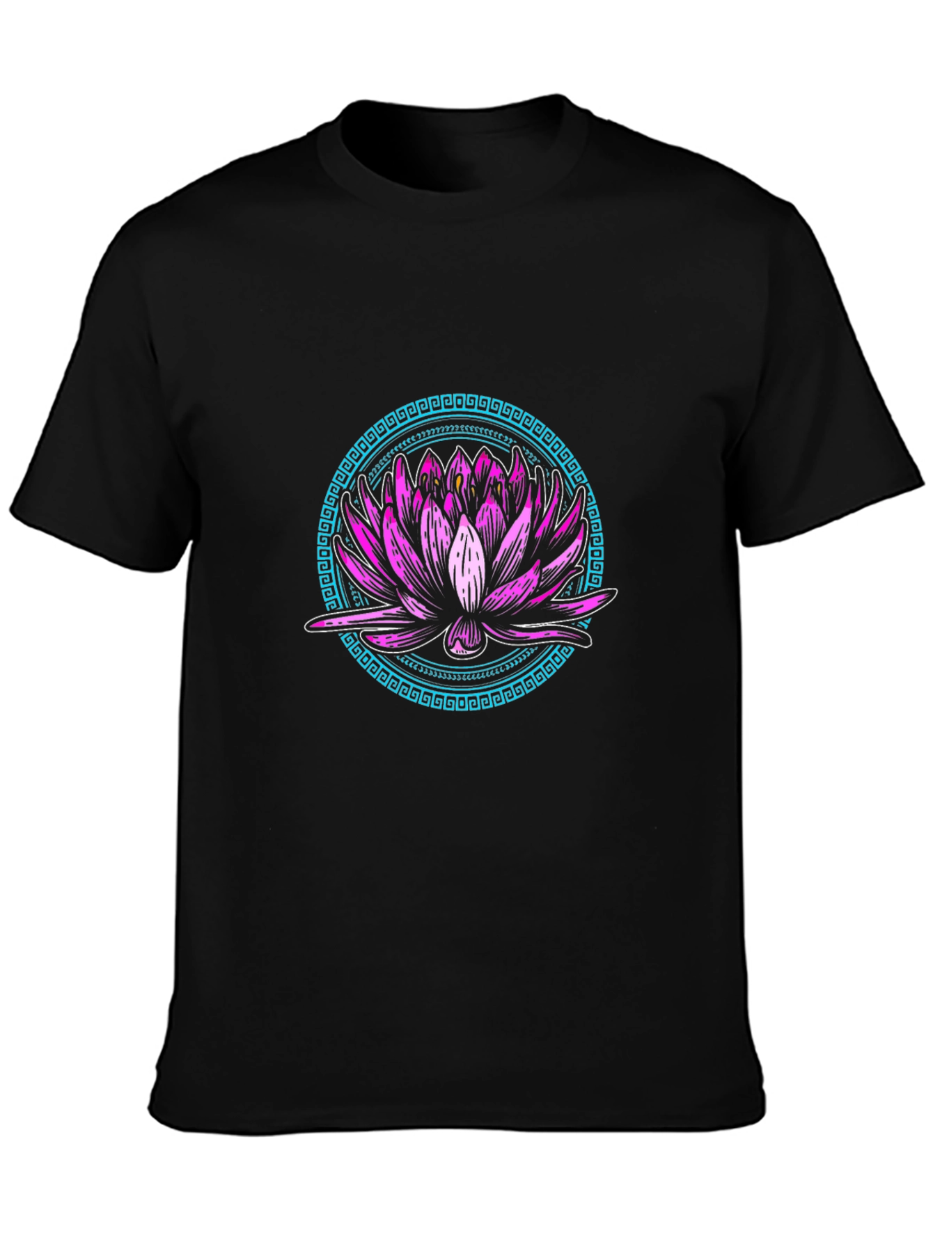 Lotus Flower Graphic Tee - Unique Design