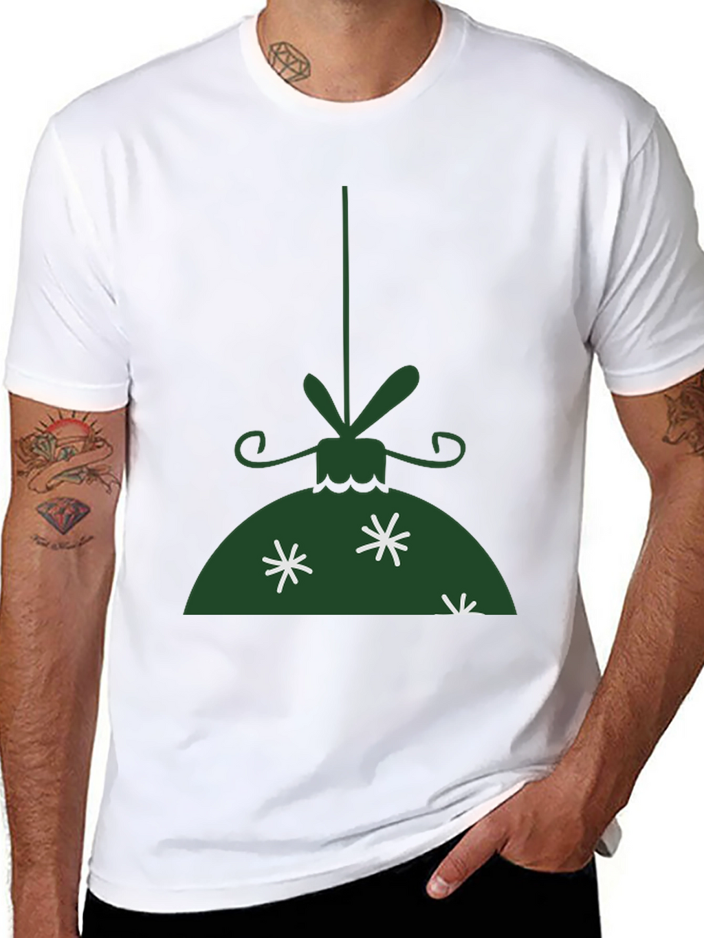 Festive Holiday Ornament T-Shirt - Christmas Cheer