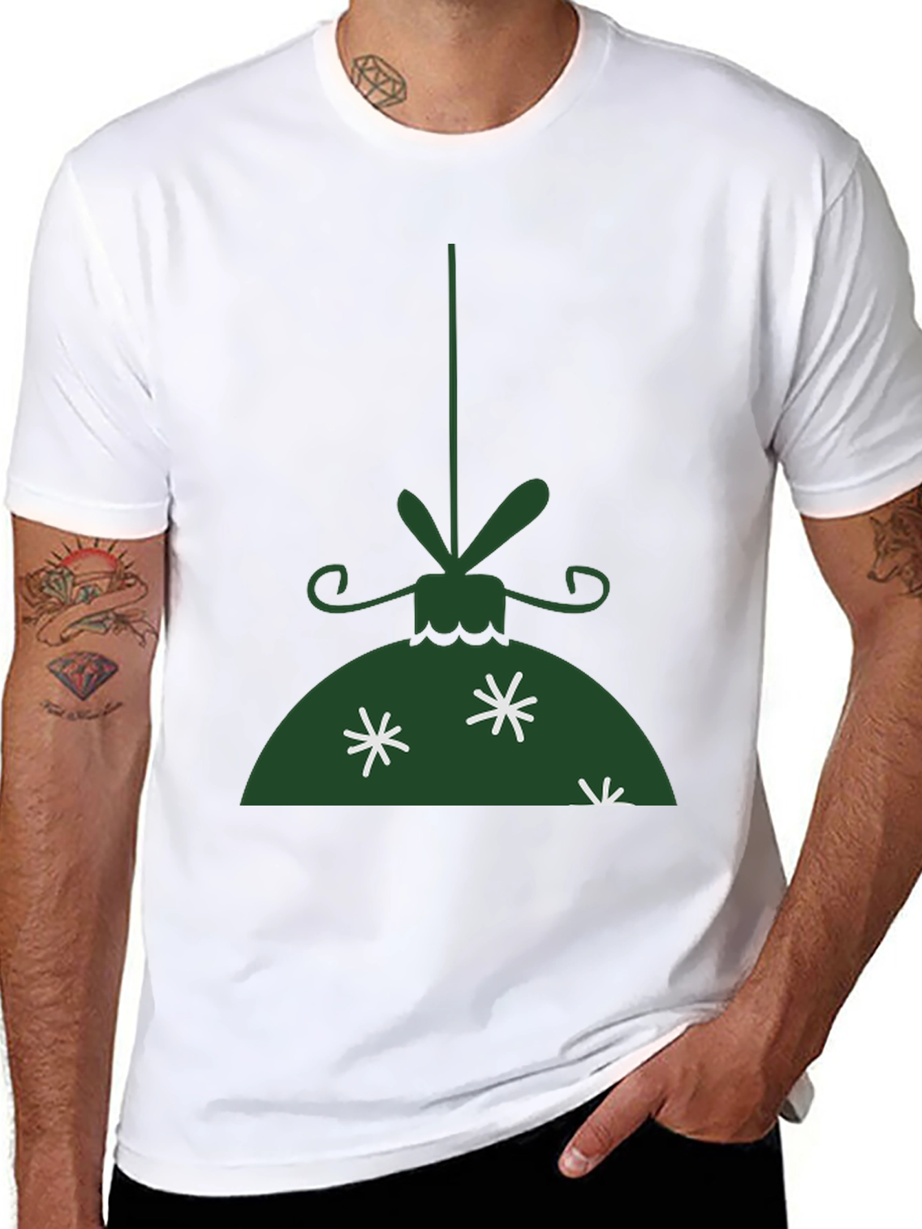Festive Holiday Ornament T-Shirt - Christmas Cheer