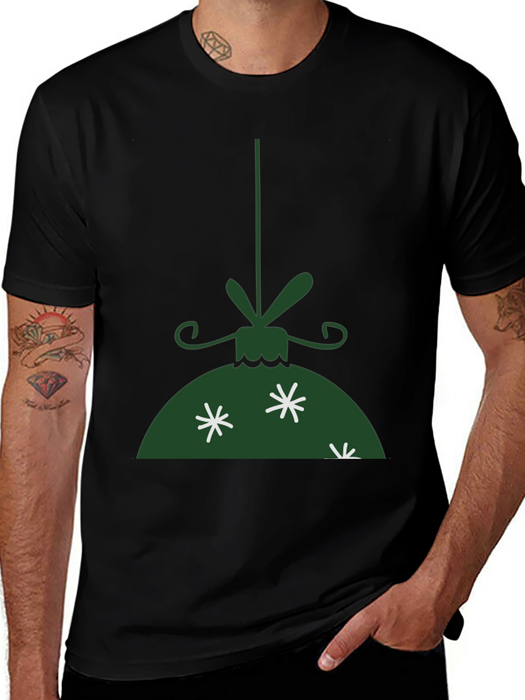 Festive Holiday Ornament T-Shirt - Christmas Cheer