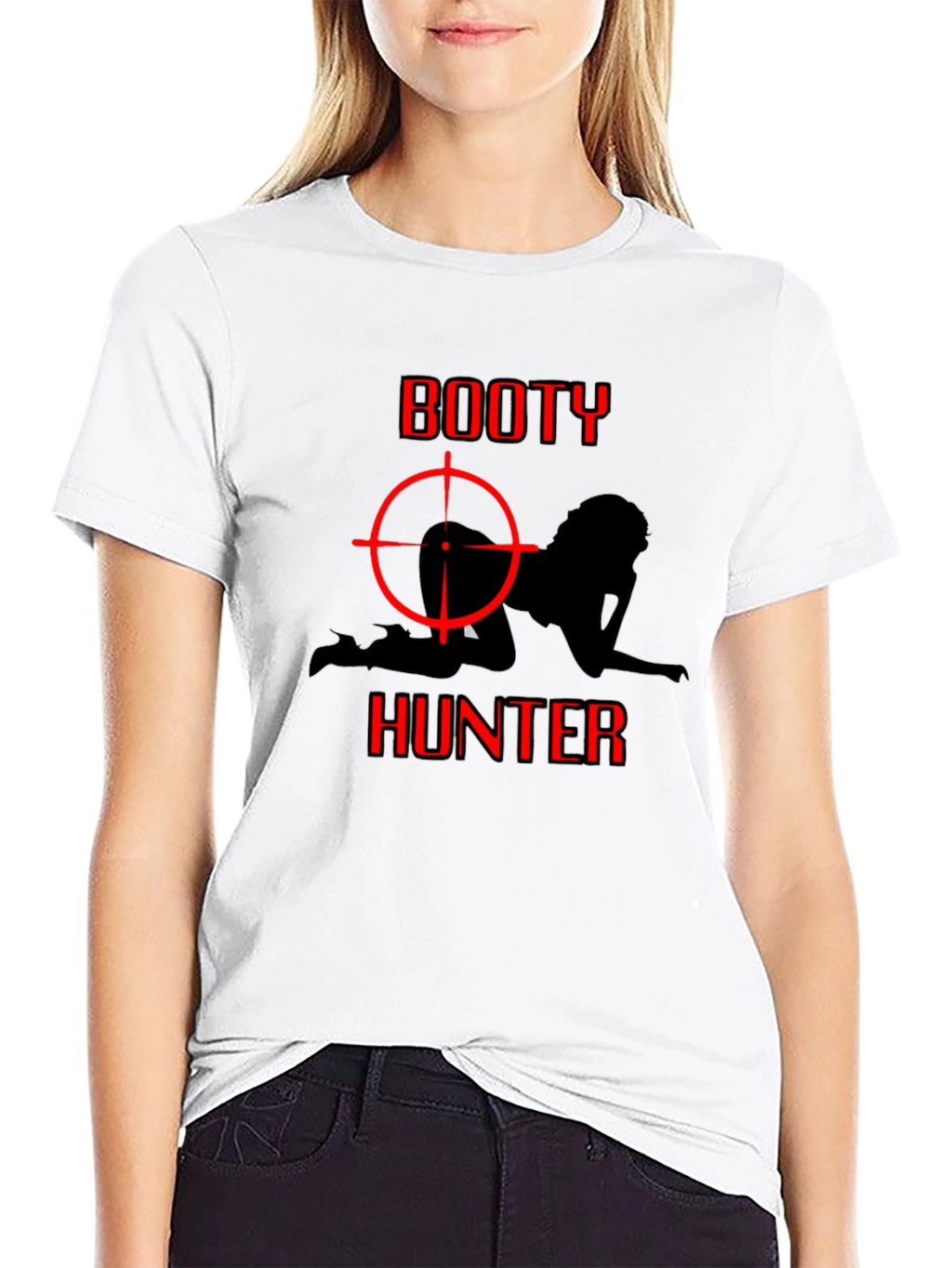 Booty Hunter Graphic T-Shirt - Adult Humor Tee