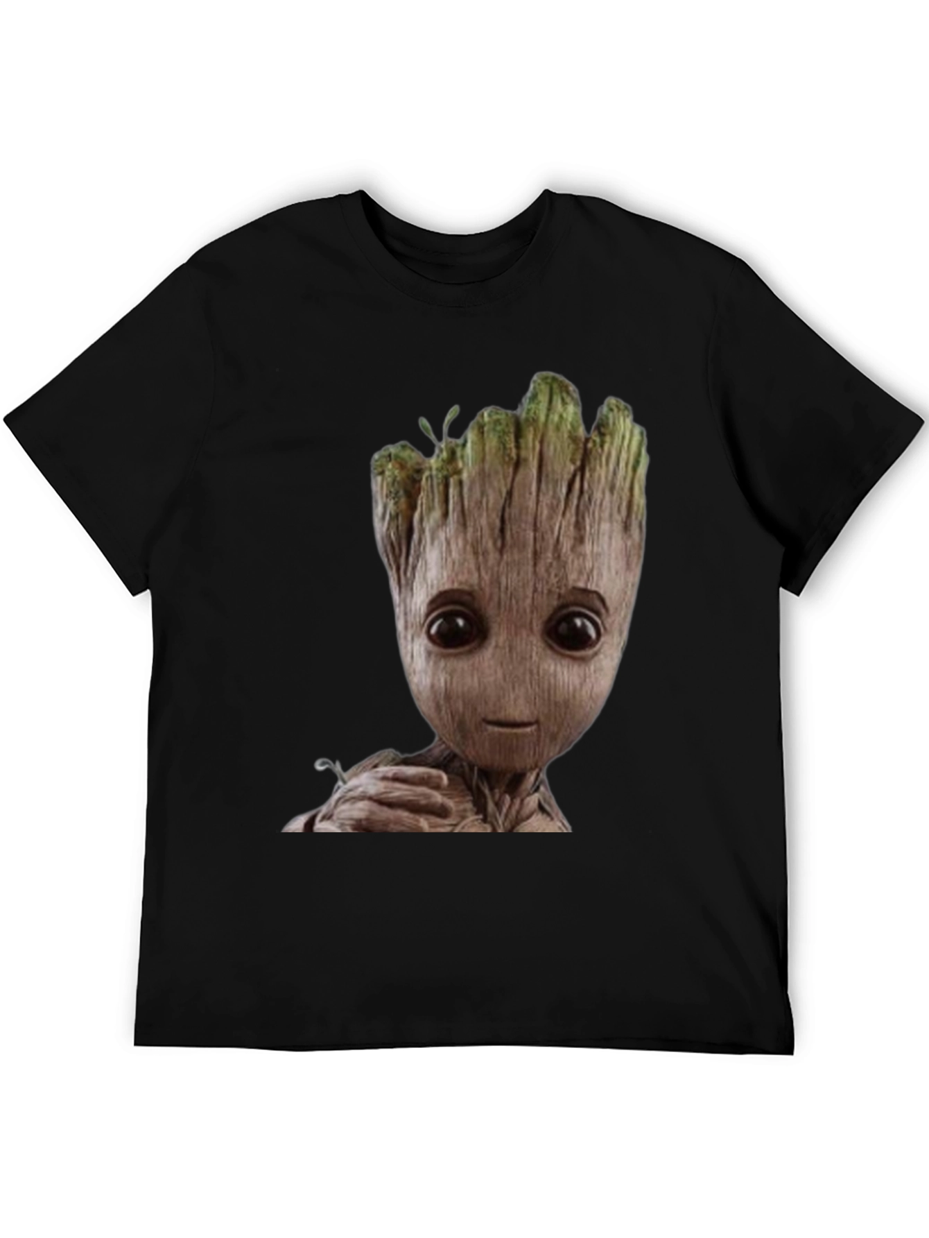 Groot Graphic Print Black T-Shirt
