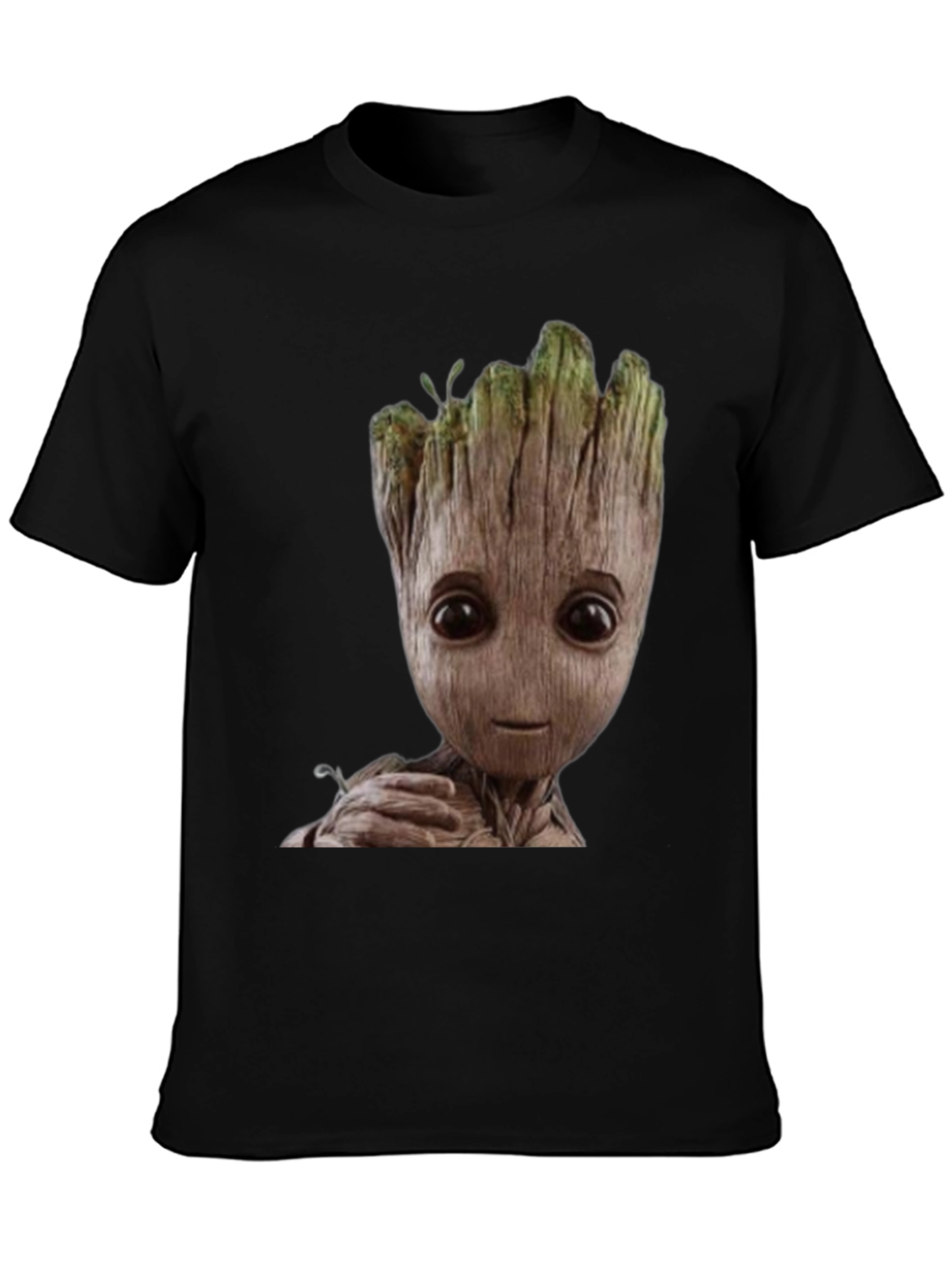 Groot Graphic Print Black T-Shirt